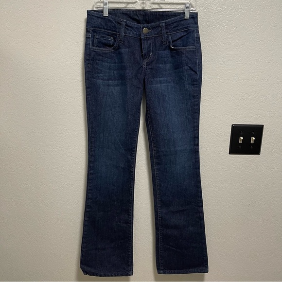 freedom of choice Denim - Anthropologie Freedom of Choice Dark Wash Boot Cut Denim Size 28